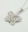 STERLING SILVER BUTTERFLY PENDANT WITH CHAIN