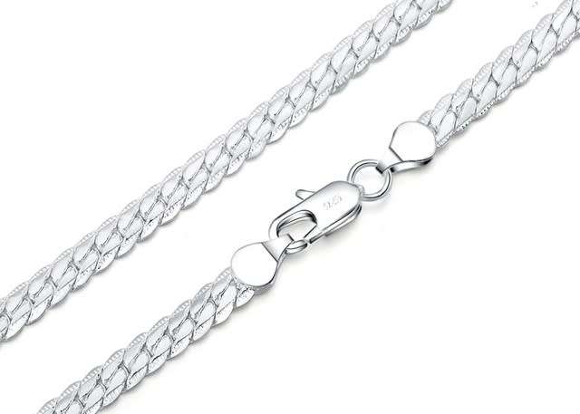 BRAND NEW - Classic Sterling Silver 50cm 25g Chain Necklace