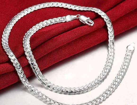BRAND NEW - Classic Sterling Silver 50cm 25g Chain Necklace
