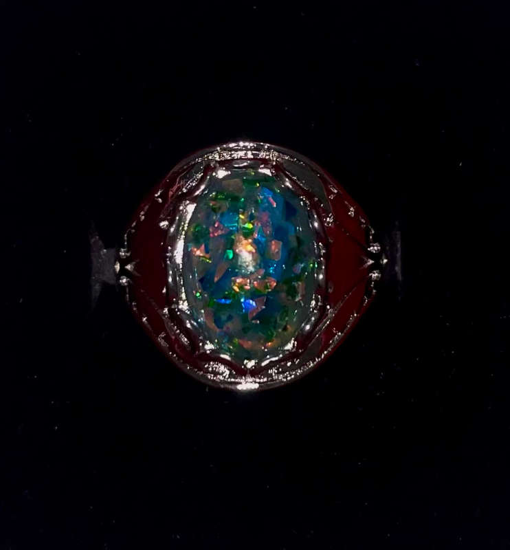BRAND NEW  - Stunning Sterling Silver 10x14mm Costume Dress 5g Ring