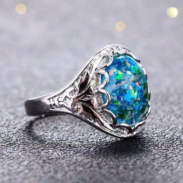 BRAND NEW  - Stunning Sterling Silver 10x14mm Costume Dress 5g Ring
