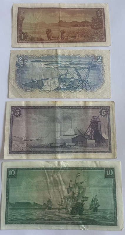 Complete South African TW de Jongh 1966-1976 set