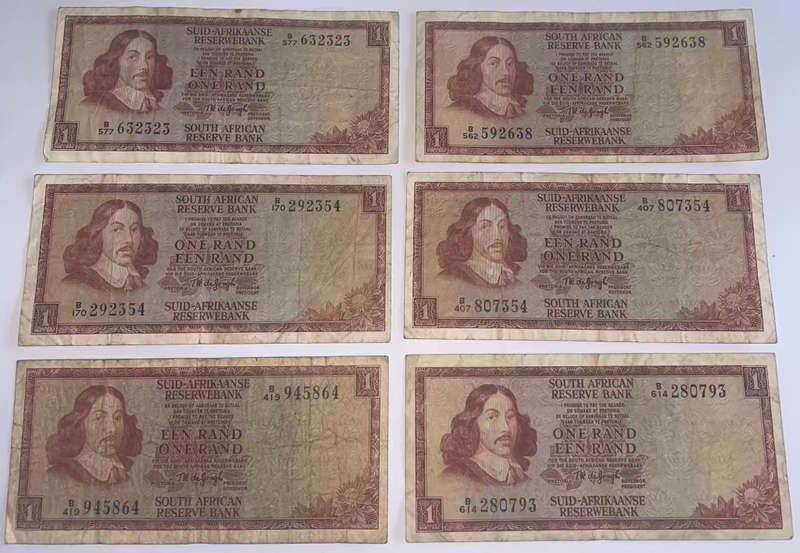 TW DE JONGH R1 - B SERIES - 6 NOTES (Bid takes all)