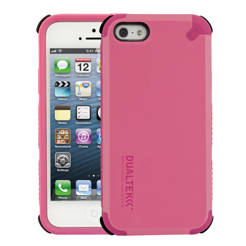 DualTek Extreme Shock Case + FREE screen protector for the NEW iPhone 5 - Simply Pink