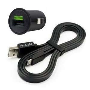 iPhone 5 Car Charger + Lightning Flat Tangle-Free Cable (10 Watt/2.1 Amp) BELKIN