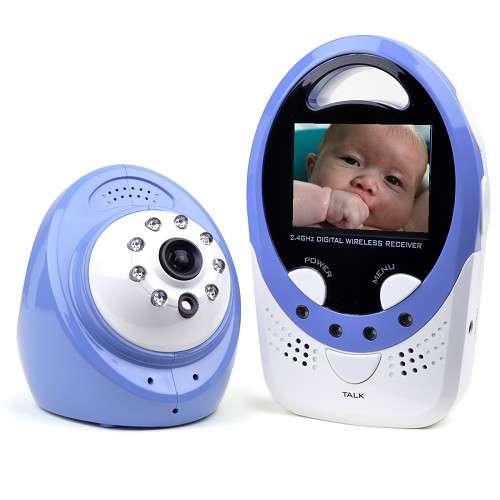 Digital Wireless Baby Monitor w/Infrared Night Vision - Color Camera