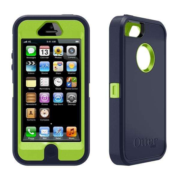 OtterBox Defender Series Case for iPhone 5 - Punk (Navy and Green)