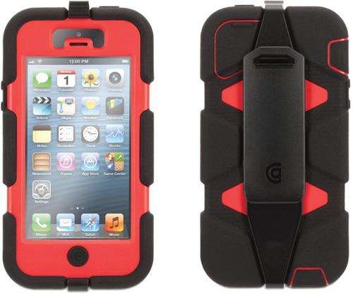Griffin iPhone 5 Survivor Case Black/ Red ***BLOWOUT SALE***