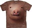 T Shirt Pig Face Size  large