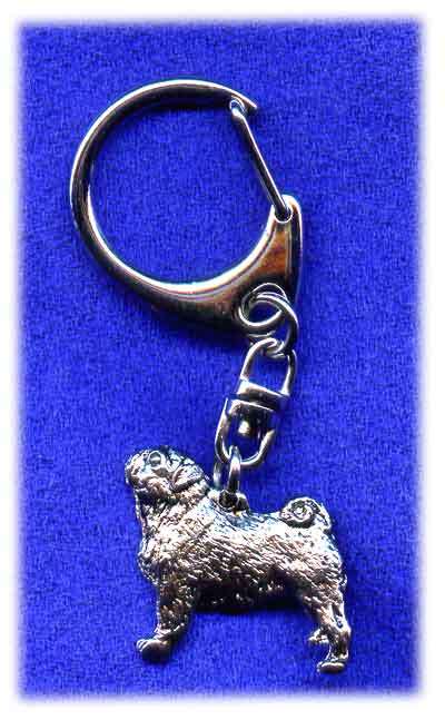 Dog Keyring -Pug