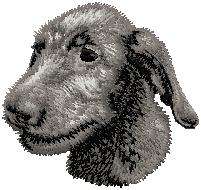 White Guest Towel Irish wolfhound pup   Dog