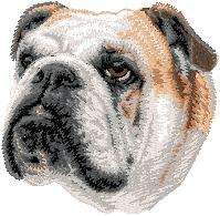 light Blue  Face cloth Bulldog   Dog