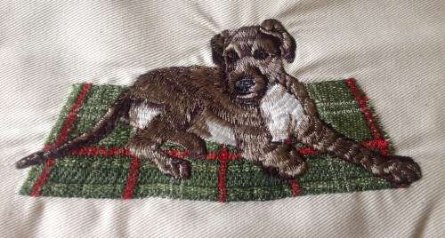 Cream Cushion Cover - Irish Wolfhound
