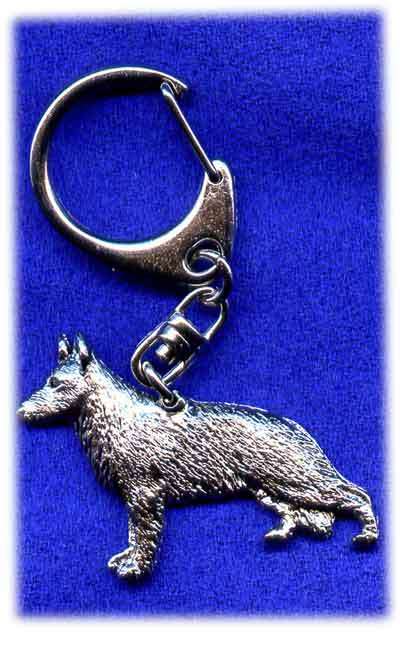 Dog Keyring--German shepherd dog  GSD
