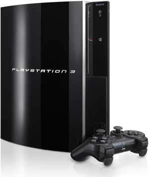 PS3 with game
