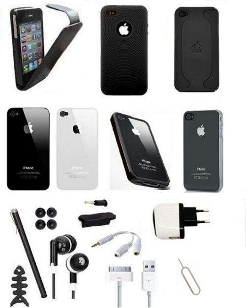 17pcs Accessories Bundle for iPhone 4 or 4S