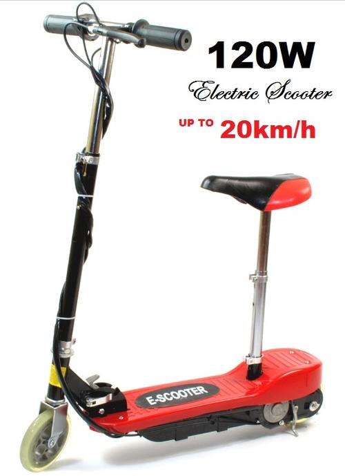 120W Electronic E-Scooter, Foldable and Removable Seat, up to 20km/h *As New, Demo Unit*