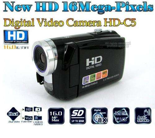 3" TFT LCD 16.0MP HD 720p Digital Video Camcorder