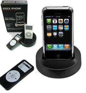 IDOCK Universal Docking Station with Remote for iPhones, iTouch, iPods