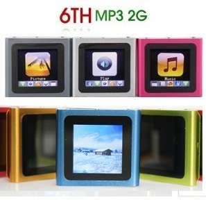 2GB 6th Generation 1.8" LCD Touch Screen Mp3/Mp4 Player (Blue)