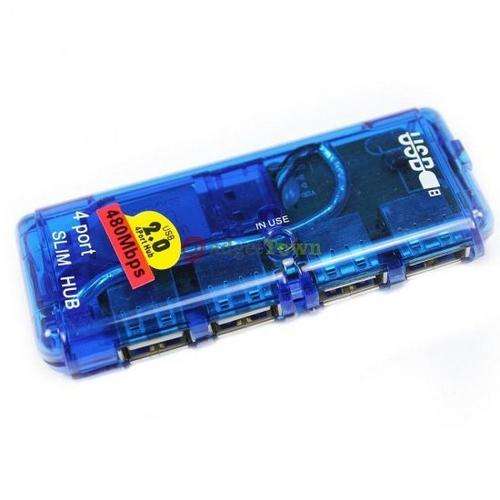 2 x High Speed USB 2.0 Slim 4 Port Hub CLEARANCE SALE!!!