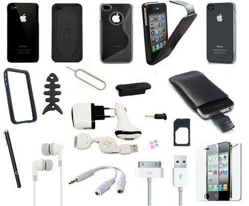 21pcs Accessories Bundle for iPhone 4