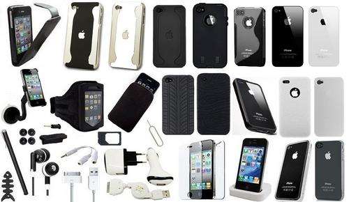 (MASSIVE SAVINGS!) 33pcs Accessories Bundle for iPhone 4 Car Mount, Docking Station, Armband, etc!!!