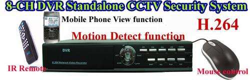 8 CHANNEL H.264 CCTV SECURITY NETWORK DIGITAL VIDEO RECORDER DVR - FREE EXPRESS SHIPPING!!!