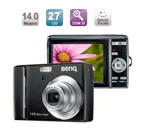 BenQ 14MP 2.7" LCD 3x Optical 5x Digital Digital Camera