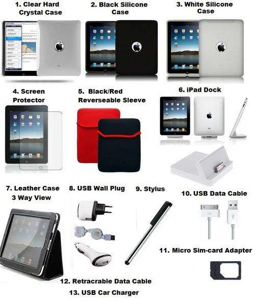 MASSIVE!!! 13pcs Accessories Bundle for iPad (LIMITED STOCKS!!!)
