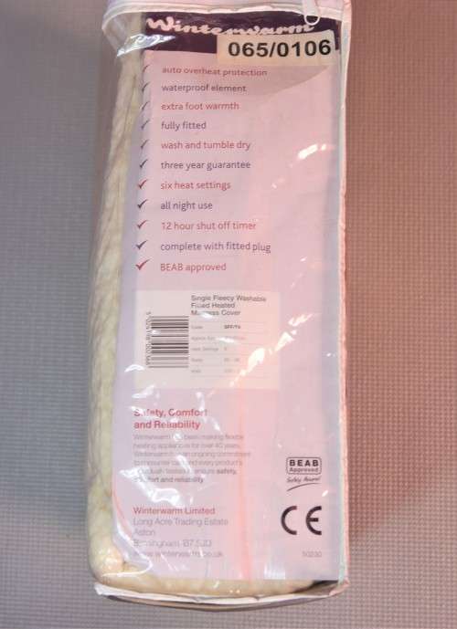 Heated Mattress Cover  - Imported from UK - Warehouse Overstock