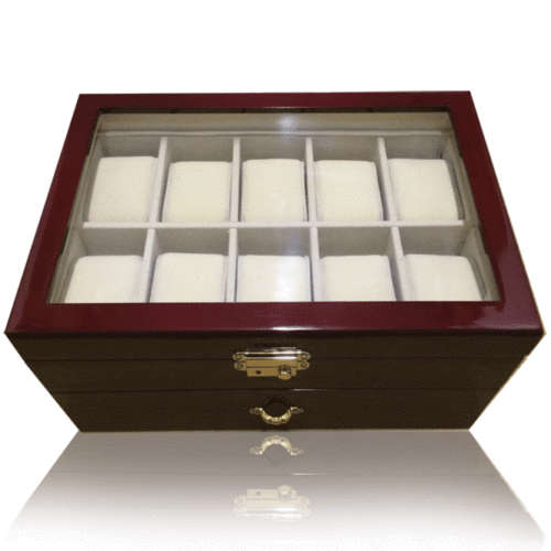 Wooden Watch box (Holds 20 watches).