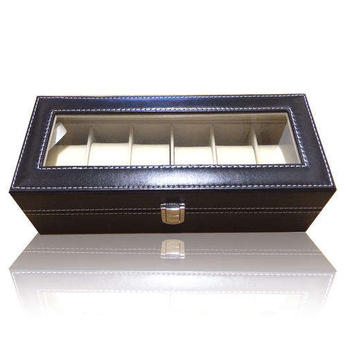 PU Leather watch box (Holds 5 watches)