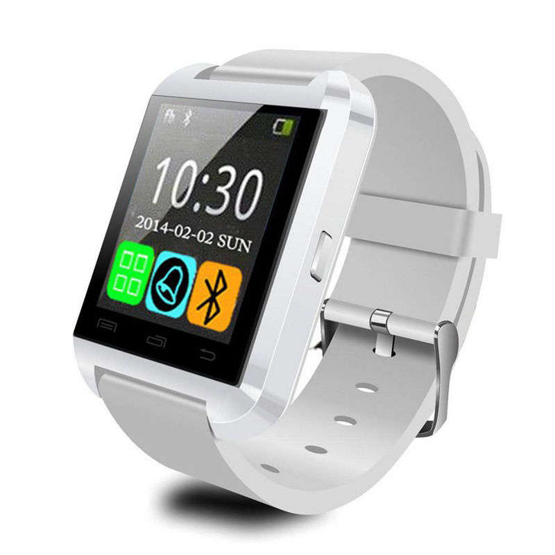 White Bluetooth Smart Watch Phone Mate U8 For Android Samsung HTC LG Sony