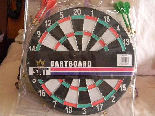Stunning Dart Board with Darts for one bid