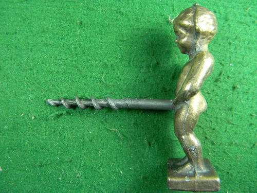 Solid brass wine opener