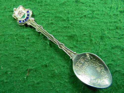 wales silver plated spoon in excellent condition