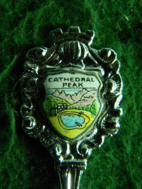Cathedral Peak crome plated spoon
