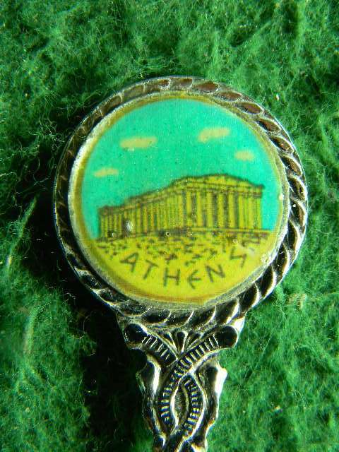 Athens crome plated spoon in good condition