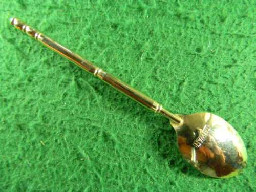 Taiwan spoon  gold plated in good condition