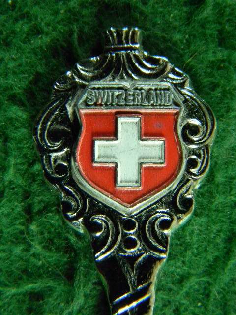 Switzerland Crome plated spoon in good condition as per pictures