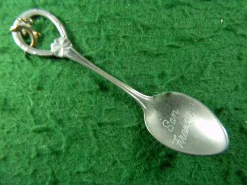 San Francisco silver plated spoon in fair condition