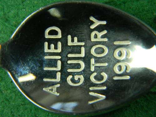 tornado Allied Gulf Victory 1991 silver plated in good condition