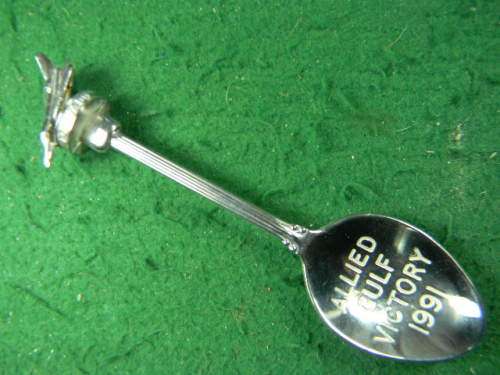 tornado Allied Gulf Victory 1991 silver plated in good condition