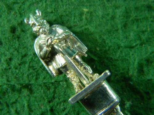 Isle of man silver plated spoon  no 9222