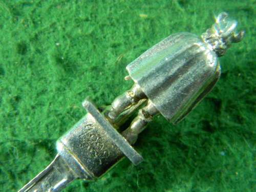 Isle of man silver plated spoon  no 9222