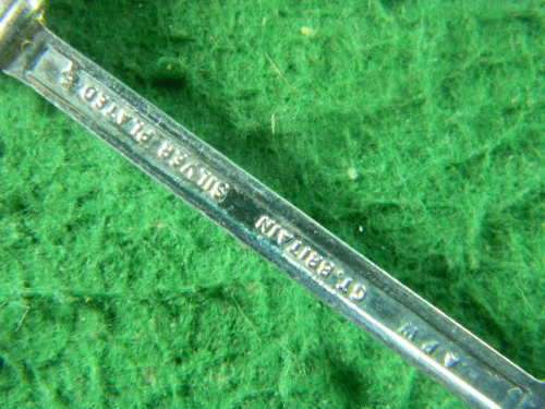 Isle of man silver plated spoon  no 9222