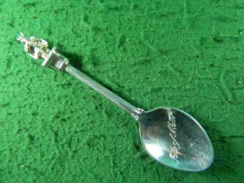 Isle of man silver plated spoon  no 9222