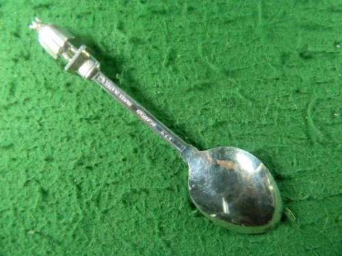 Isle of man silver plated spoon  no 9222