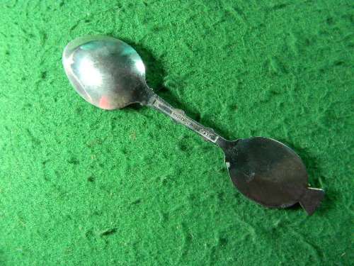 Queen  Elizabeth the Queen Mother silver plated in good condition show mark at back